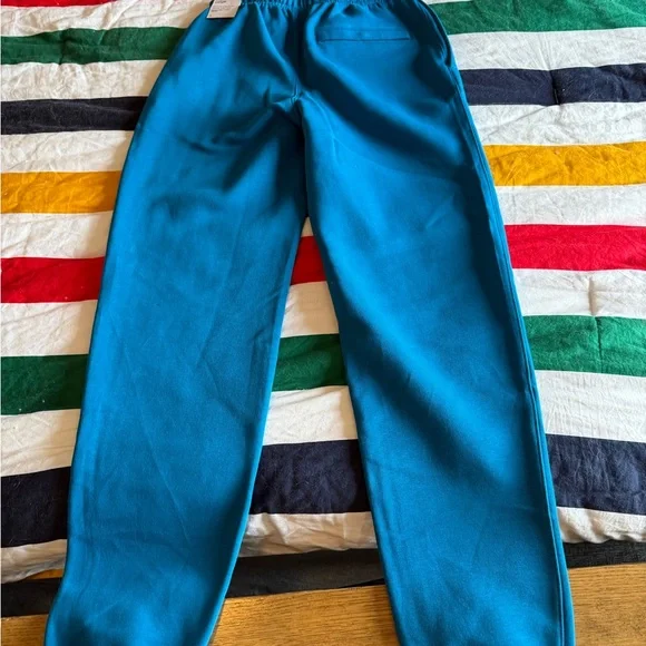 Nike Men’s Teal Blue Fleece Jogger Sweatpants - Picture 3 of 4